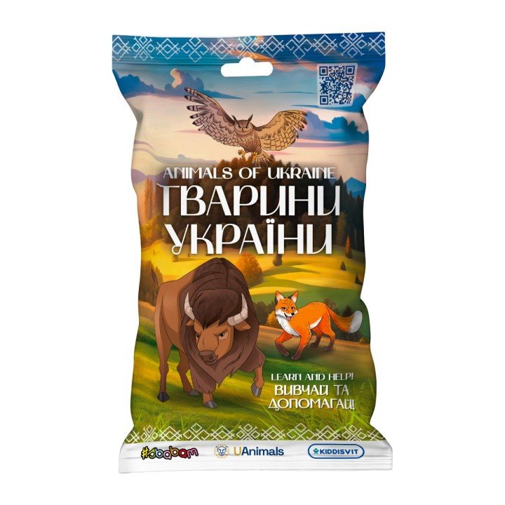 Стретч-іграшка у вигляді тварини – ТВАРИНИ УКРАЇНИ (в диспл.)