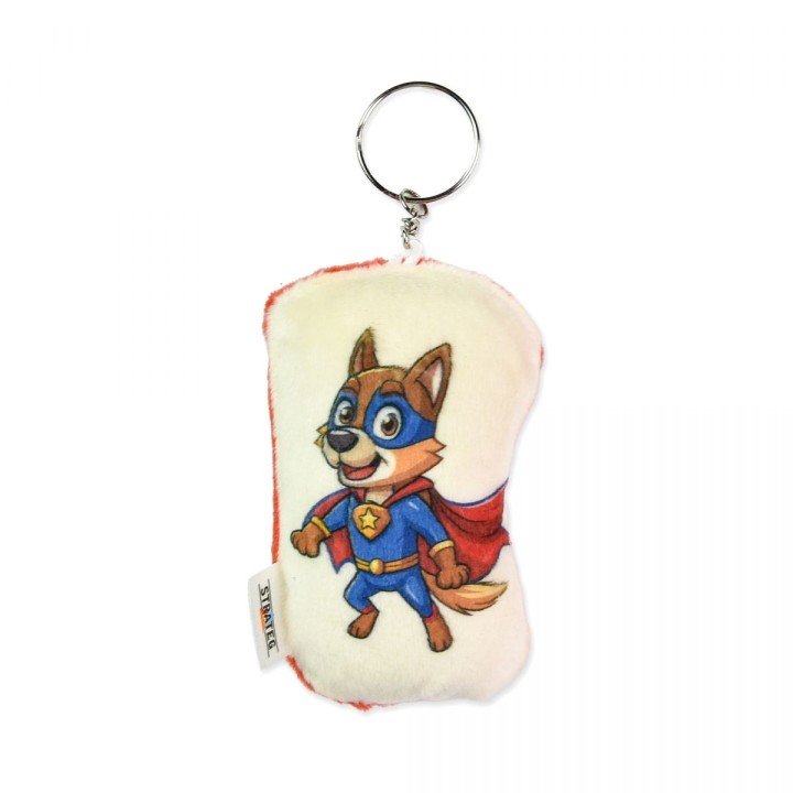 Плюшевий брелок Strateg Супер пес (60906)