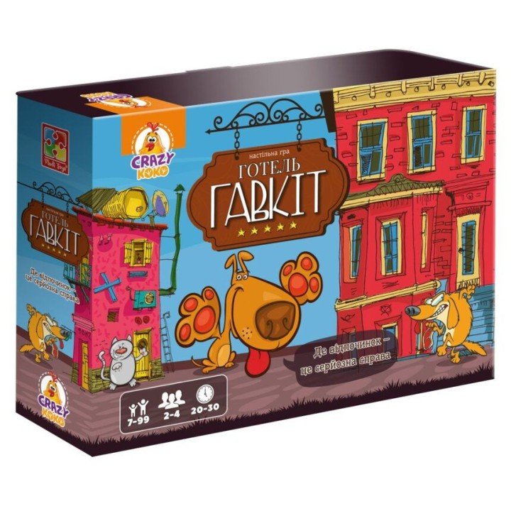 Гра настільна Vladi Toys розважальна. Готель "Гавкіт" (укр)