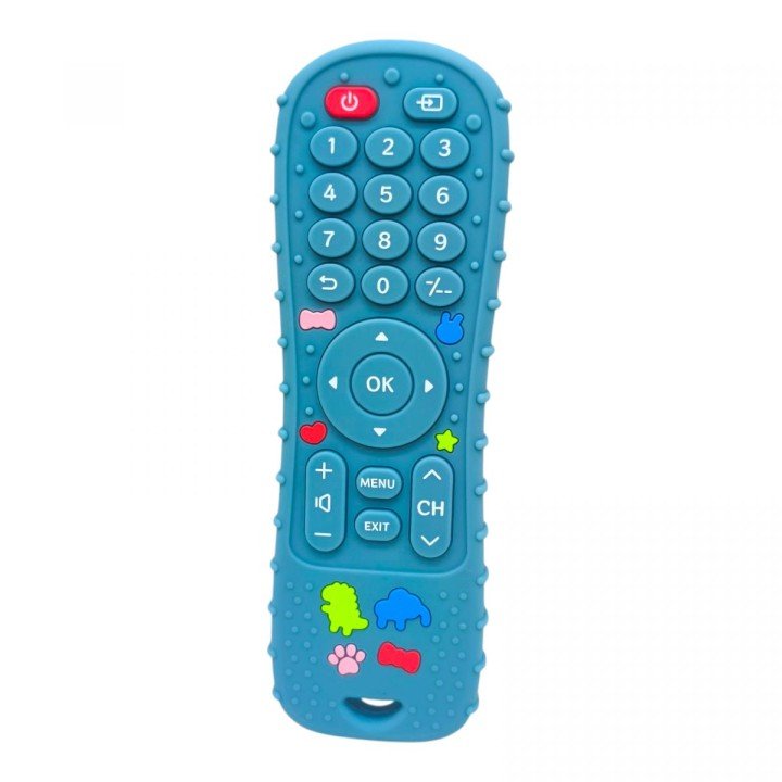 Силіконовий прорізувач Пульт (БІРЮЗОВИЙ)