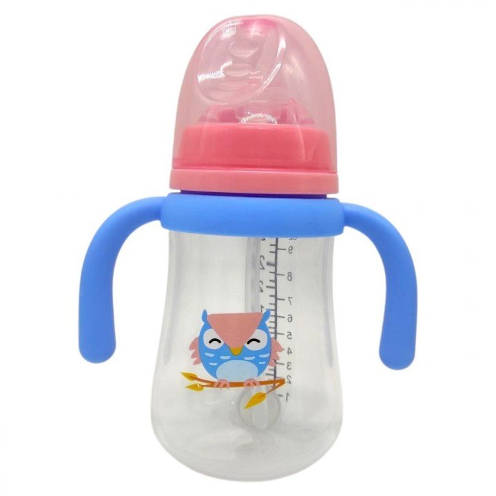 Дитяча пляшечка з грузиком 270 мл.(СОВЕНЯ БЛАКИТНЕ)