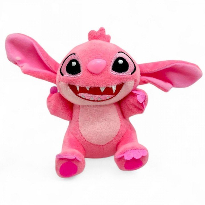 Мʼяка іграшка Стіч з зубами 15см, рожевий