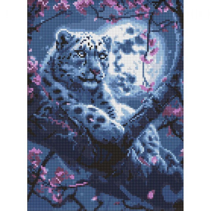 Алмазна мозаїка "МІСЯЧНА ТИША" 30х40см