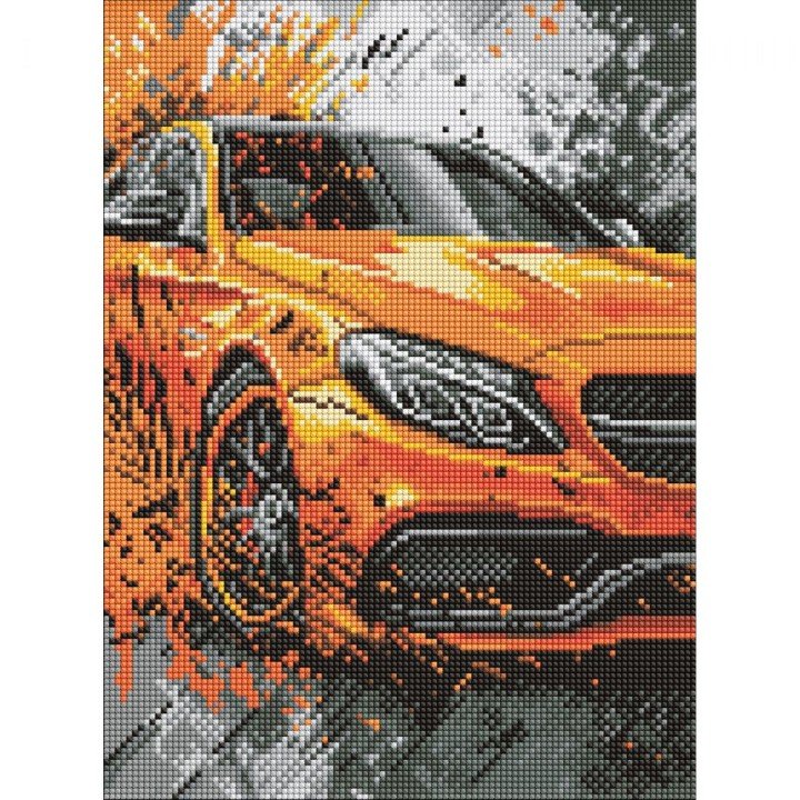 Алмазна мозаїка "ЯСКРАВА МІЦЬ" 30х40см