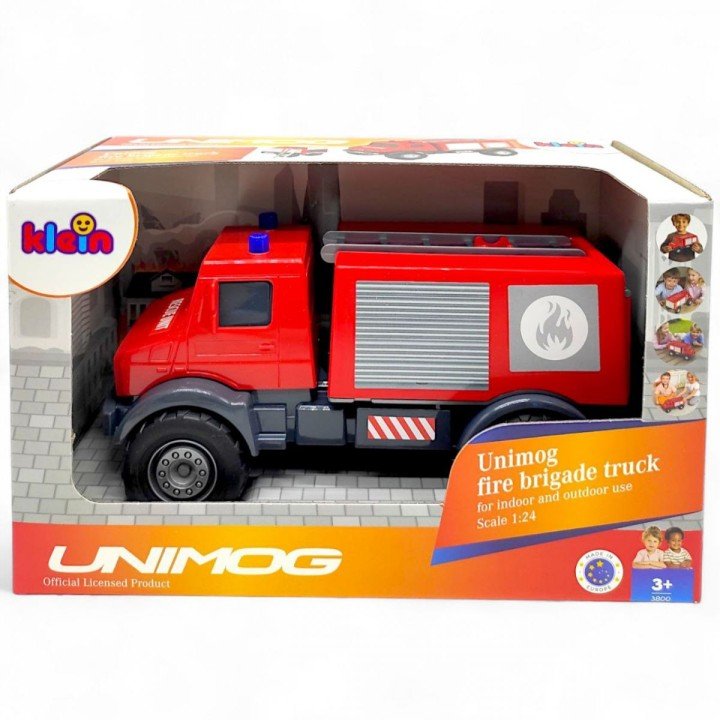 Машинка пластикова "Пожежний автомобіль Unimog"