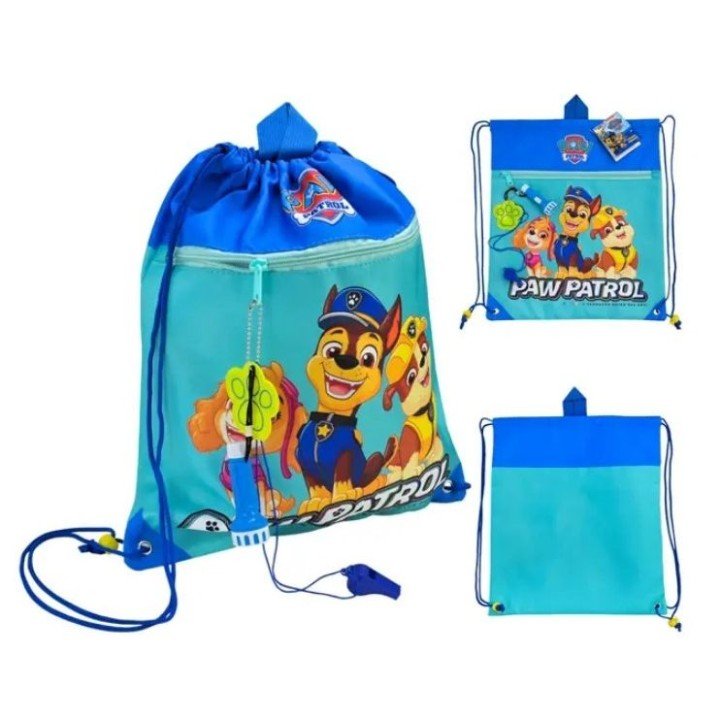 Сумка для взуття, 35х40 см у наборі свисток, ліхтарик, світловідбивач