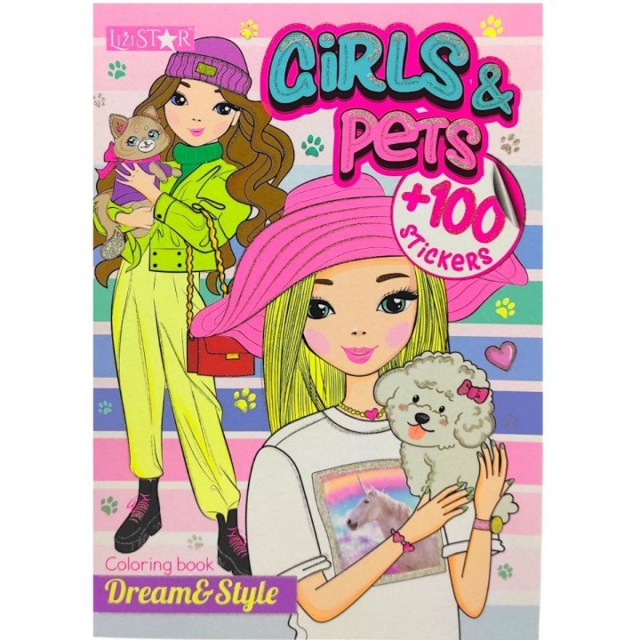 Книжка дитяча "Видання для дозвілля: Girls & Pets"