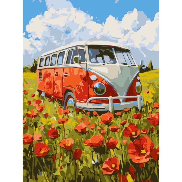 КАРТИНА ПО НОМЕРАХ "ПОДОРОЖ" 30Х40 СМ