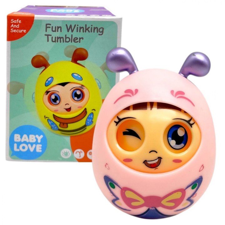 Неваляшка, рухомі очі (мікс кольорів)