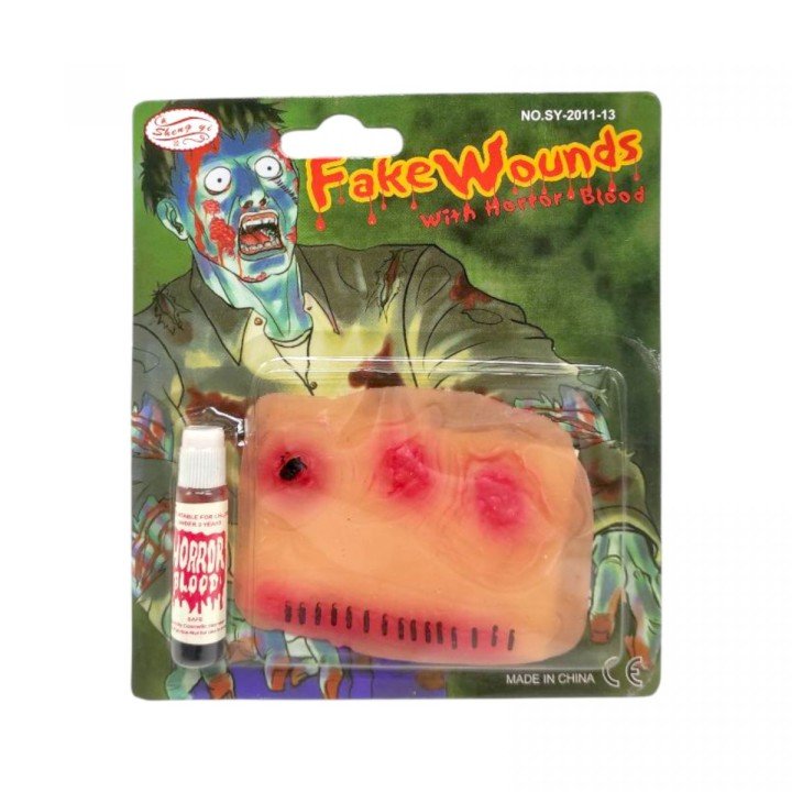 Іграшка-прикол, "Штучні рани з кров'ю"
