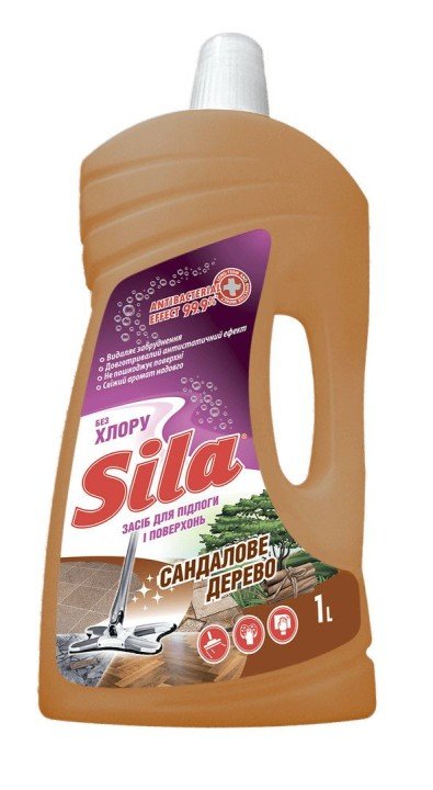 SILA засіб д/миття підлоги 1,0 л Сандалове дерево