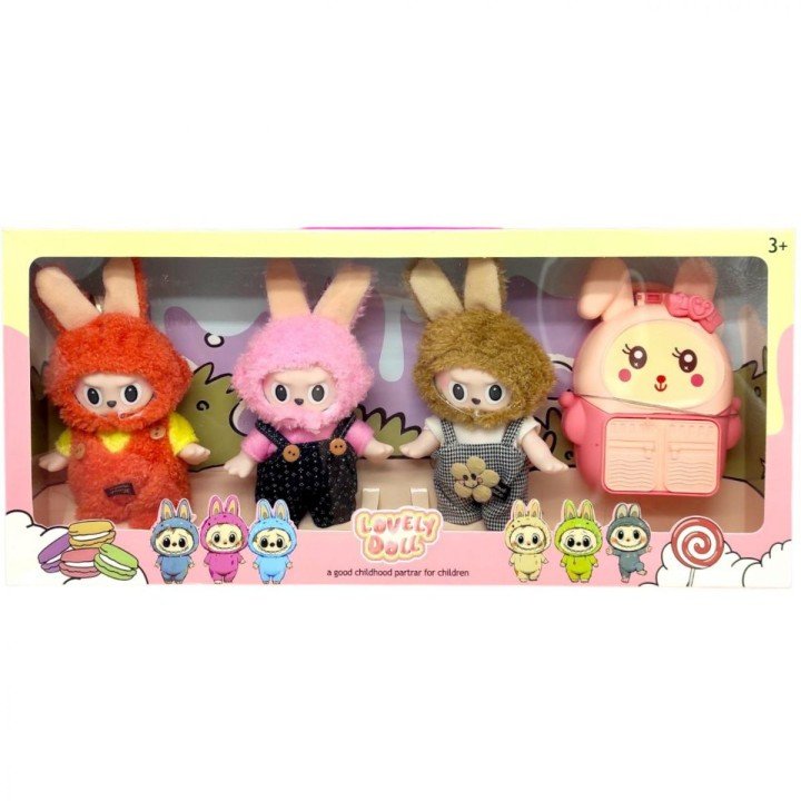 Іграшка-персонаж у костюмі "Лабубу/Labubu", 3 шт