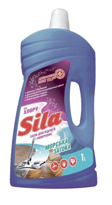 Засіб для підлоги та поверхонь "SILA" 1,0 л Морська затока