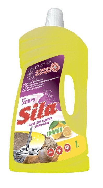Засіб д/підлоги та поверхонь "SILA" 1,0 л Лимон