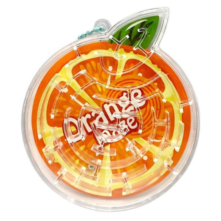 Гра лабіринт, 7х1х9 см, пластиковий корпус, металева кулька (МІКС ВИДІВ)