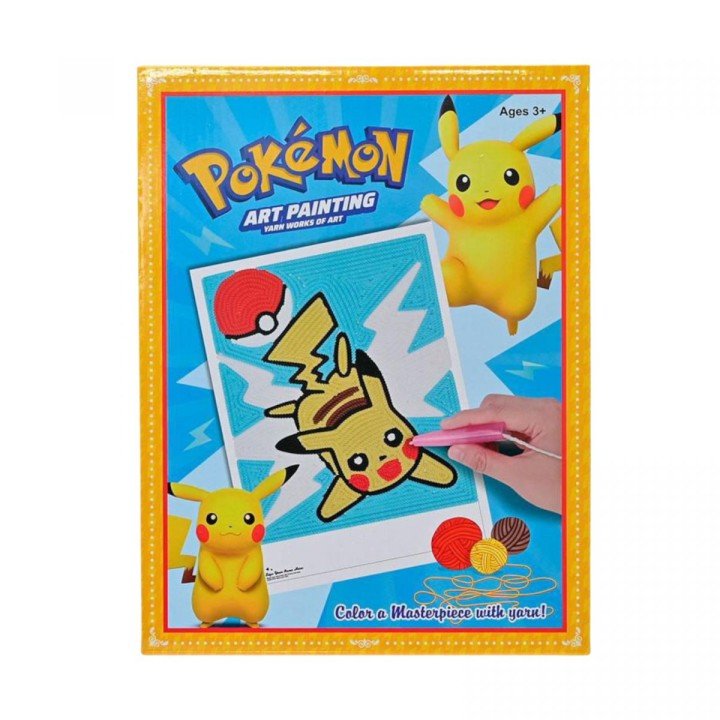 Набір для творчості "Аніме. Покемони - Пікачу" нитки, ручка, основа із липучкою, в коробці
