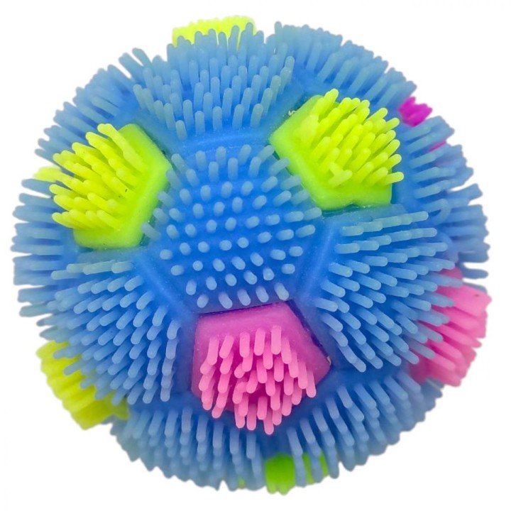 Їжачок, що світиться Футбол 6 см (БЛАКИТНИЙ)