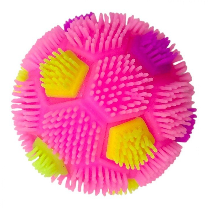 Їжачок, що світиться Футбол 6 см (РОЖЕВИЙ)