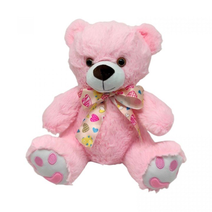 Мʼяка іграшка Ведмедик 30 см (РОЖЕВИЙ)
