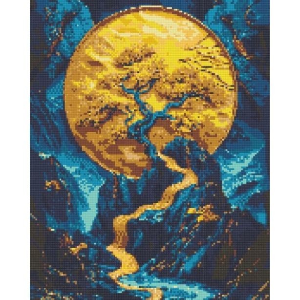 Алмазна мозаїка "Чарівне дерево" 40х50 см