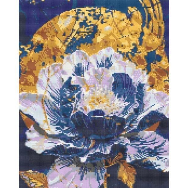Алмазна мозаїка "Дивовижна квітка" 40х50 см
