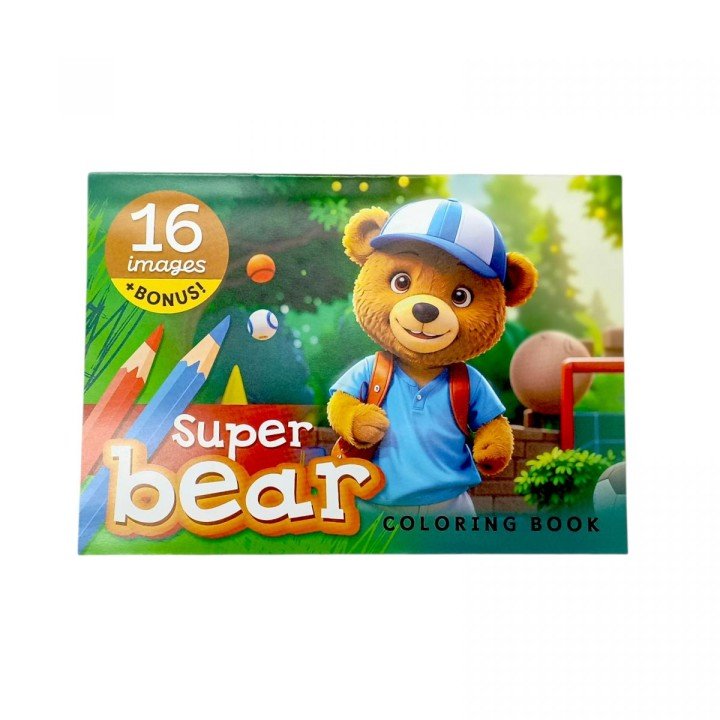 Розфарбовка, 148х210 мм, (ВЕДМЕДИК)