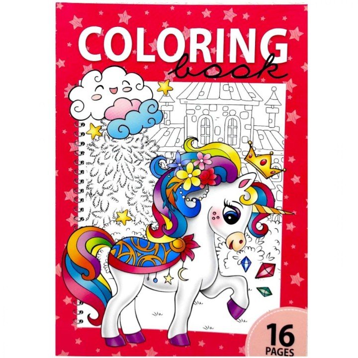 Розфарбовка,210х297 мм (ЄДИНОРІГ)