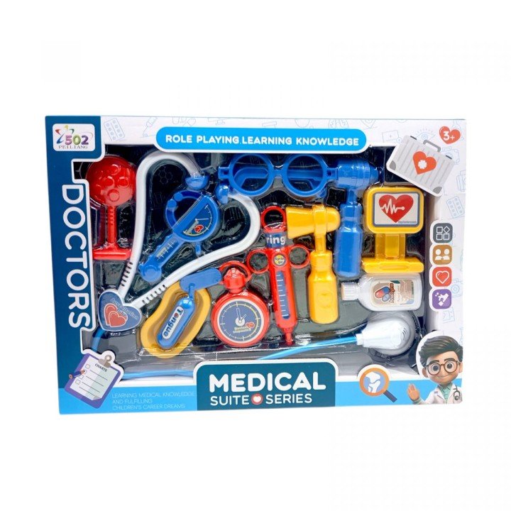 Лікар набір стетоскоп, шприц, аксес короб. 39*5,3*28