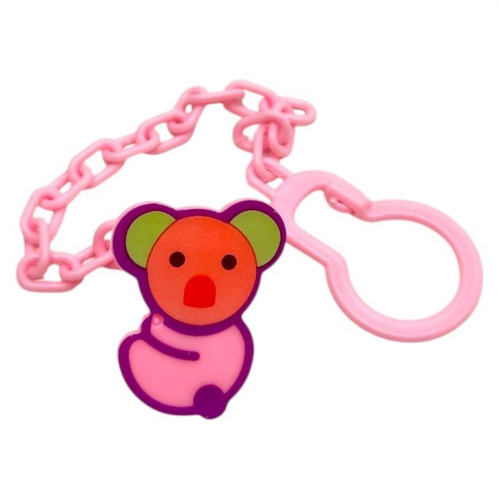 Ланцюжок для пустушки "Курносики" Коала (РОЖЕВА)
