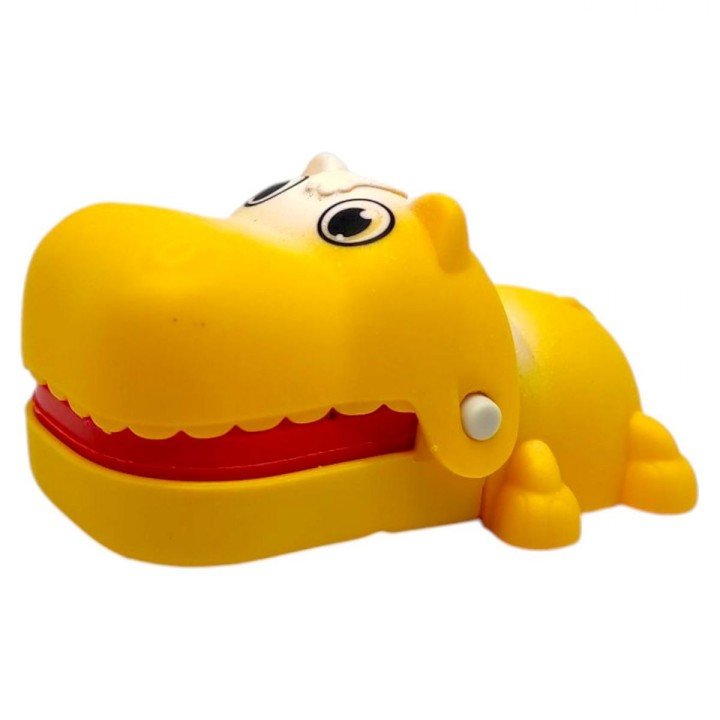 Зубастик  "Бегемот", механічний, в пакеті, (ЖОВТИЙ)