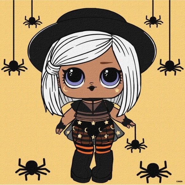 Картина за номерами "L.O.L. Surprise! Witchay Babay" 25x25см