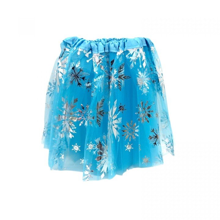 Карнавальна спідниця Сніжинка блакитна 30*40 см