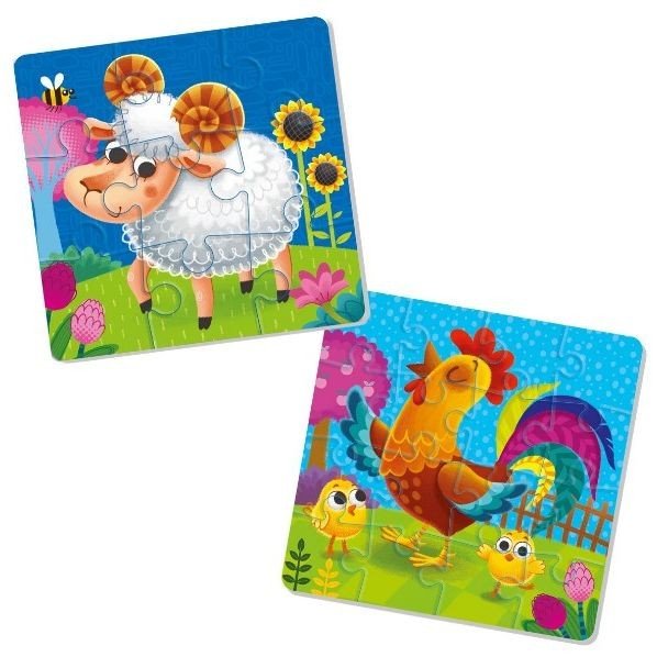 Мʼякі пазли для малюків "Ферма"