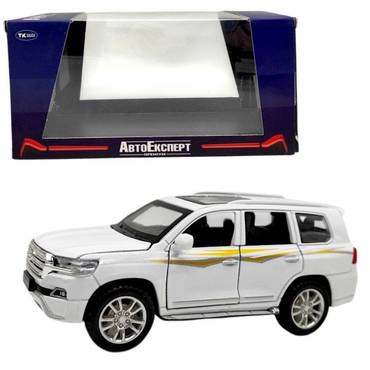 Машинка "Авто Експерт" 1:32, звук, світло, інерція (БІЛИЙ)