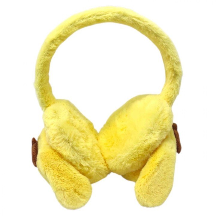 Хутряні навушники САНРІО ПОМ ПОМ ПУРІН (ЖОВТИЙ)