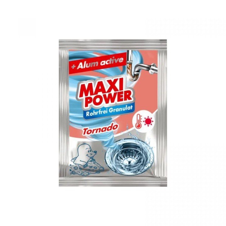 MAXI POWER Засіб гранульований для очищення труб з теплою водою 80 г