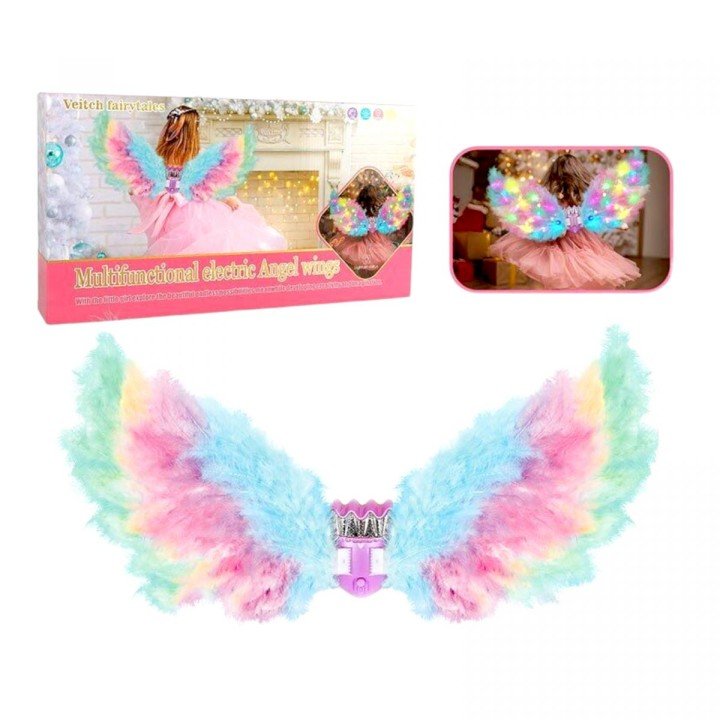 Крила 80х45 см, підсвічування, рух, мелодія, ремінці для кріплення, режими підсвічування, беззвучний режим, в коробці