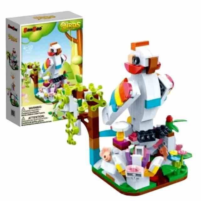 Конструктор "Пташки" (253 ел) 2в1:Папуга/Єдиноріг