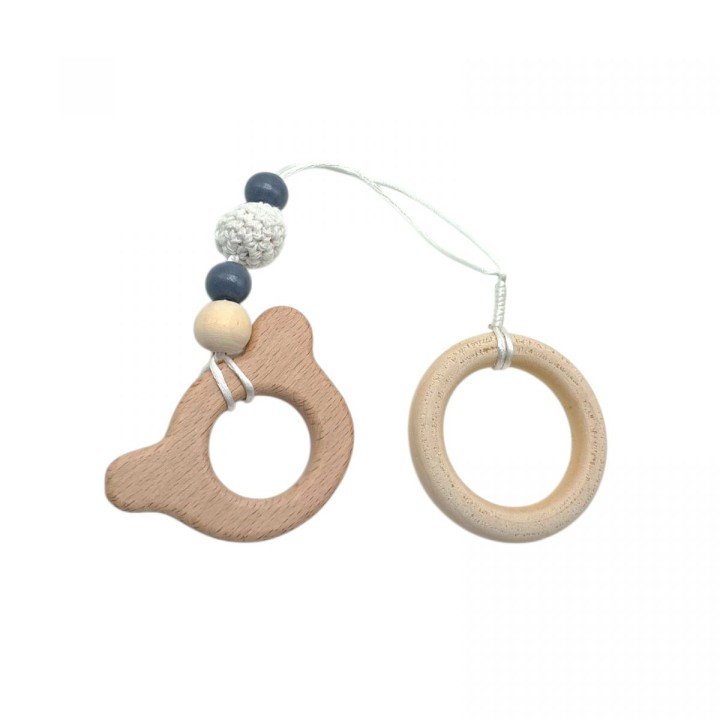 Гризунок-прорізувач деревʼяний "ВЕДМЕДИК"