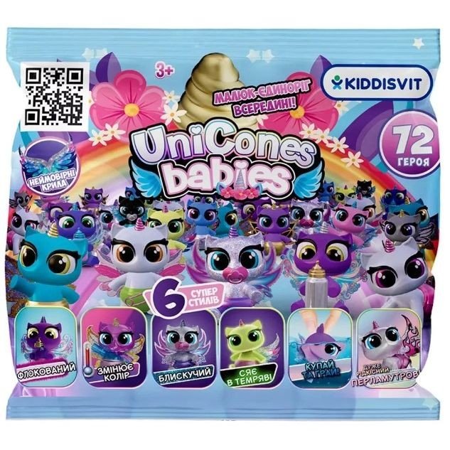 Колекційна фігурка-сюрприз UNICONES «Babies» – ЄДИНОРОЖИК
