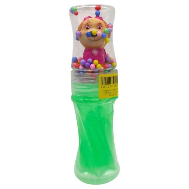 Слайми собачки 19 см, (ЗЕЛЕНИЙ)