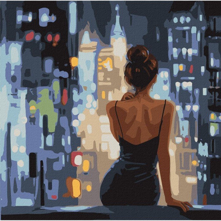 Картина по номерах "Кінець вечірки" 40х40 см