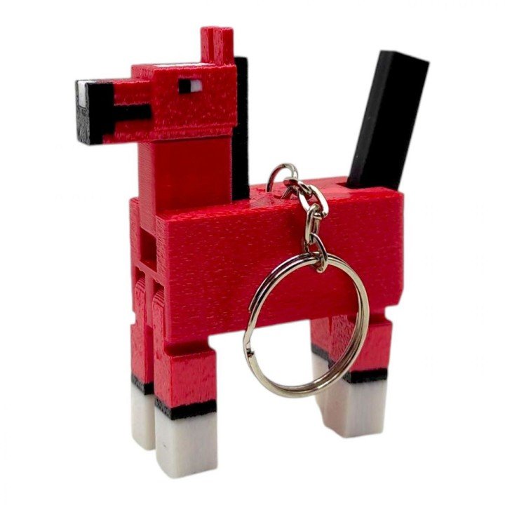 Брелок 3D друк "Minecraft: Кінь"