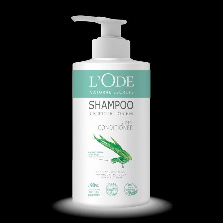 LʼOde Natural Secrets шампунь 900гд/ схильного до жирності волосся