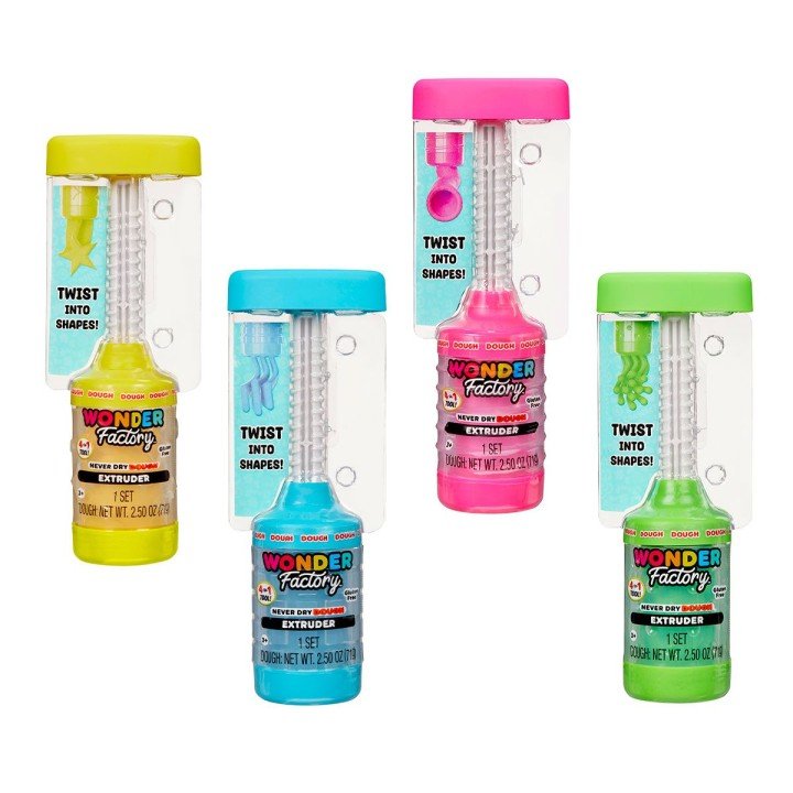 Маса для ліплення, що не засихає, Wonder Factory – Створи форму, з пресом
