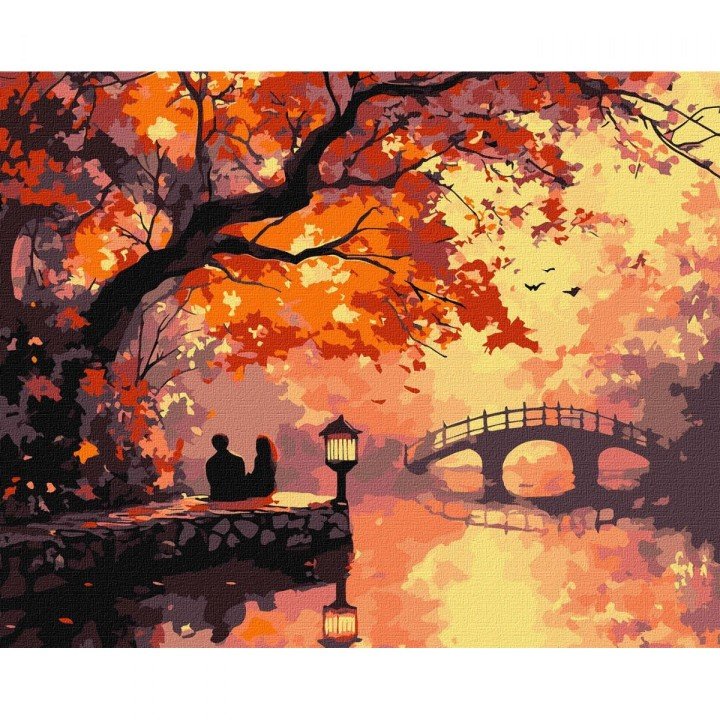 Набір для розпису по номерах "Осіння ідилія" 40x50см