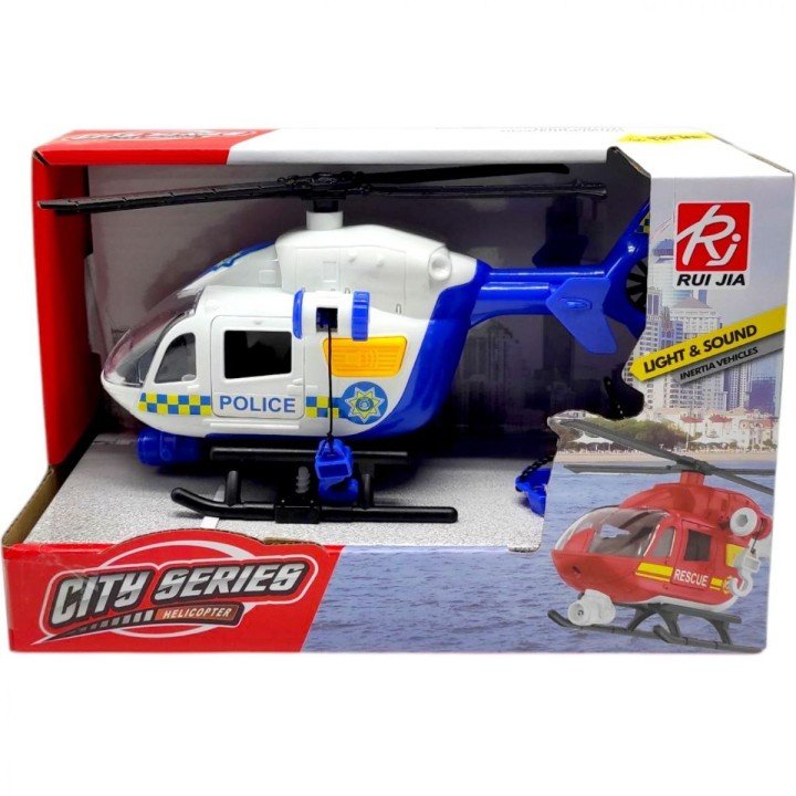 Вертоліт інерційний, озвучений, зі світлом