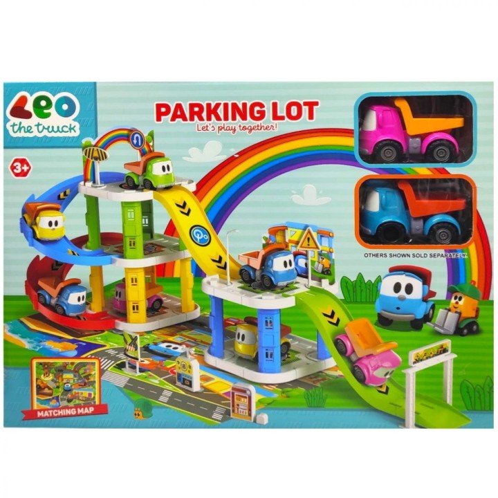 Паркінг з вантажівками (коробка 37,5x28x7 см)