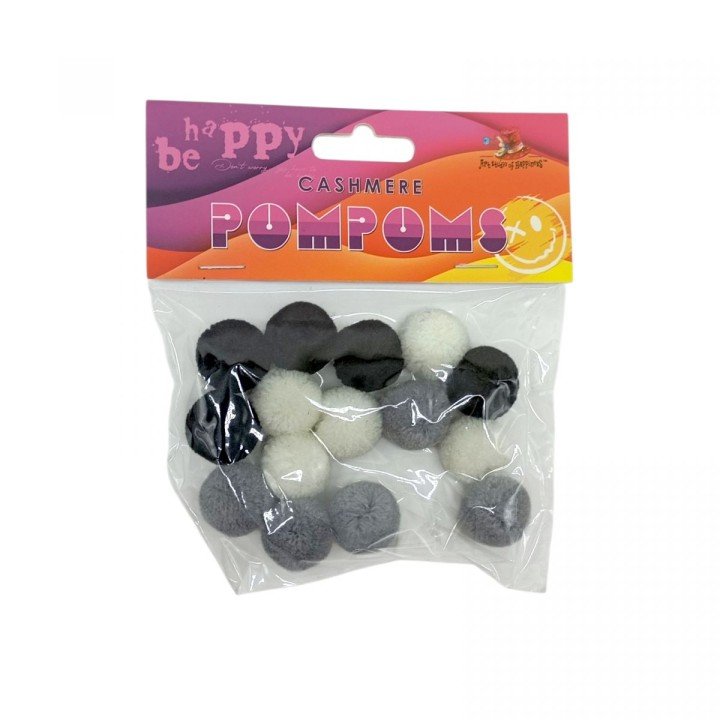 Помпони, кашемірові 2см,3 кольори,15шт