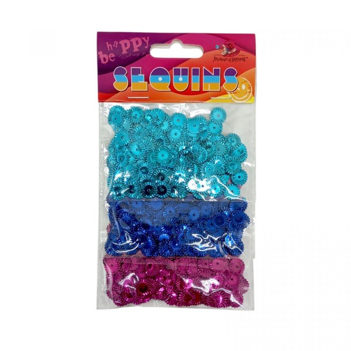 Блискітки, 10мм, 5г*3 пакетики